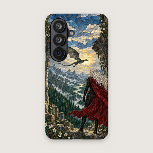 Wyvern at the Mountain Pass Phone Case on Samsung Galaxy S26