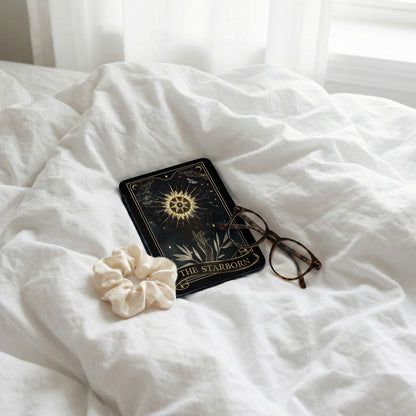 The Starborn Card Eyeglasses Scrunchie White Sheets product type