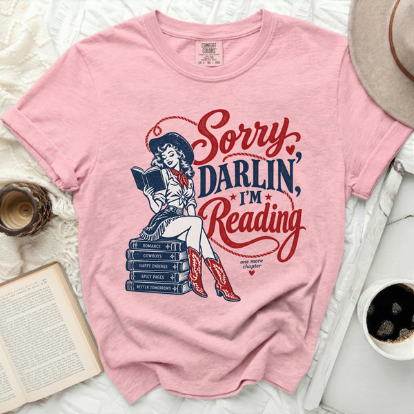 Sorry Darlin Reading Tee in Blossom