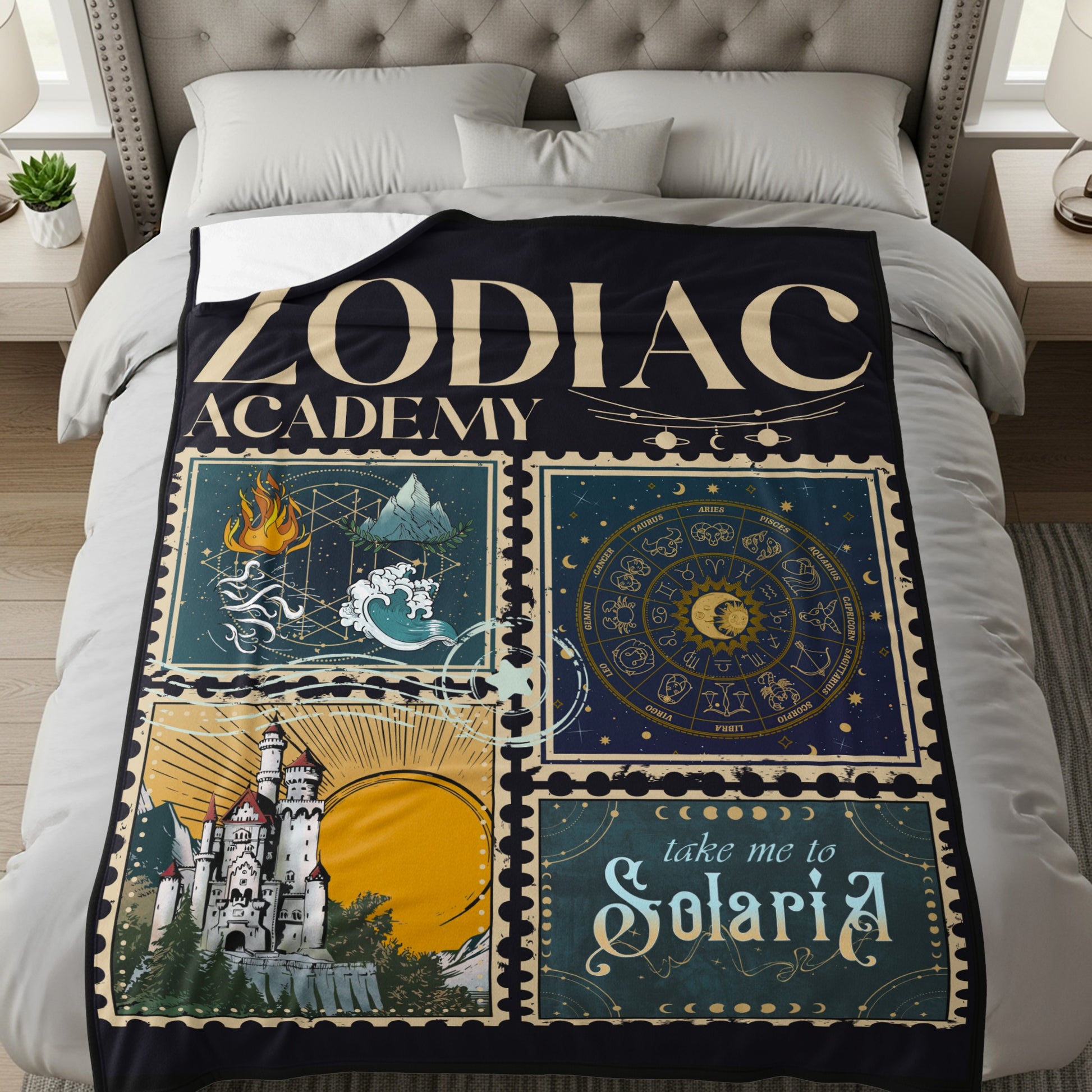 Zodiac Academy Take Me to Solaria Blanket
