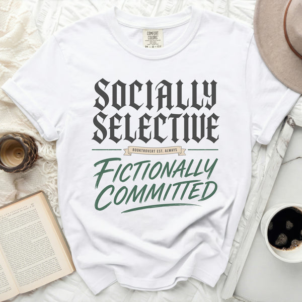 Socially Selective Tee in White