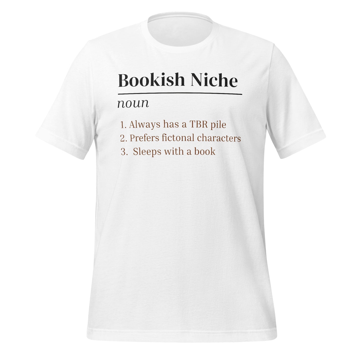 Bookish Niche T-Shirt for Avid Readers and Bibliophiles
