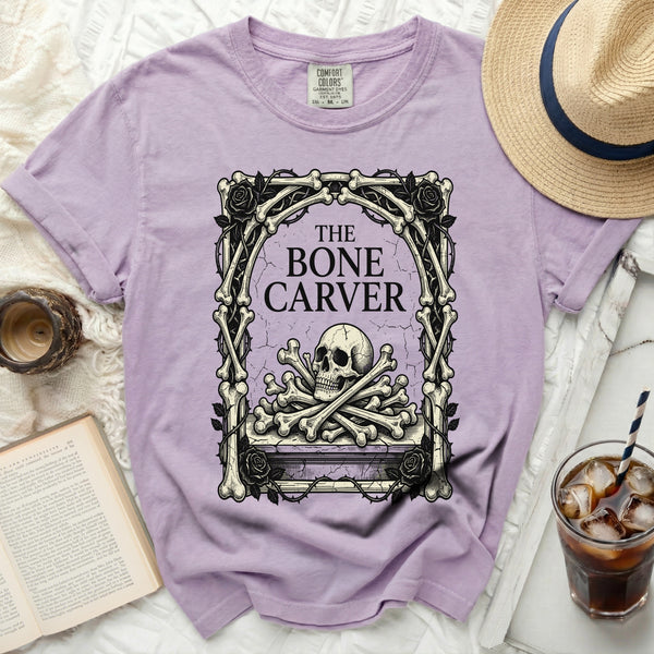 Bone Carver Gothic Tee in Orchid