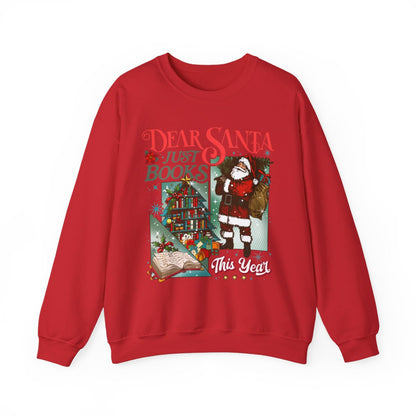 Dear Santa Just Books This Year Christmas Sweatshirt Product