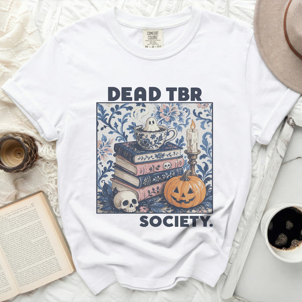 Dead TBR Society Tee in White