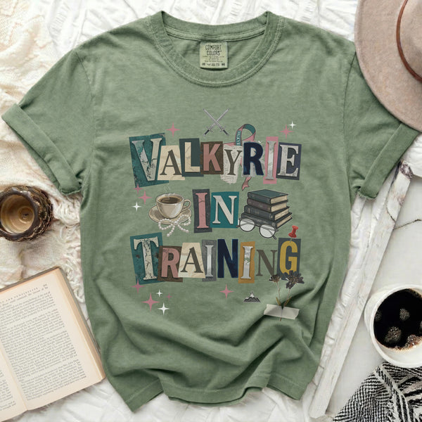 Valkyrie in Training Tee in Moss
