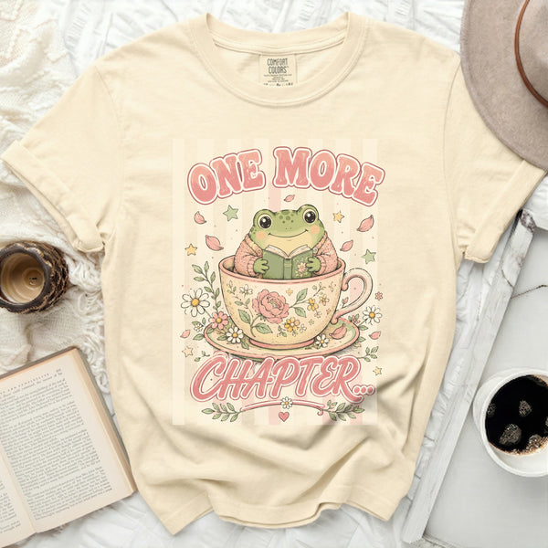 One More Chapter Frog Tee in Ivory