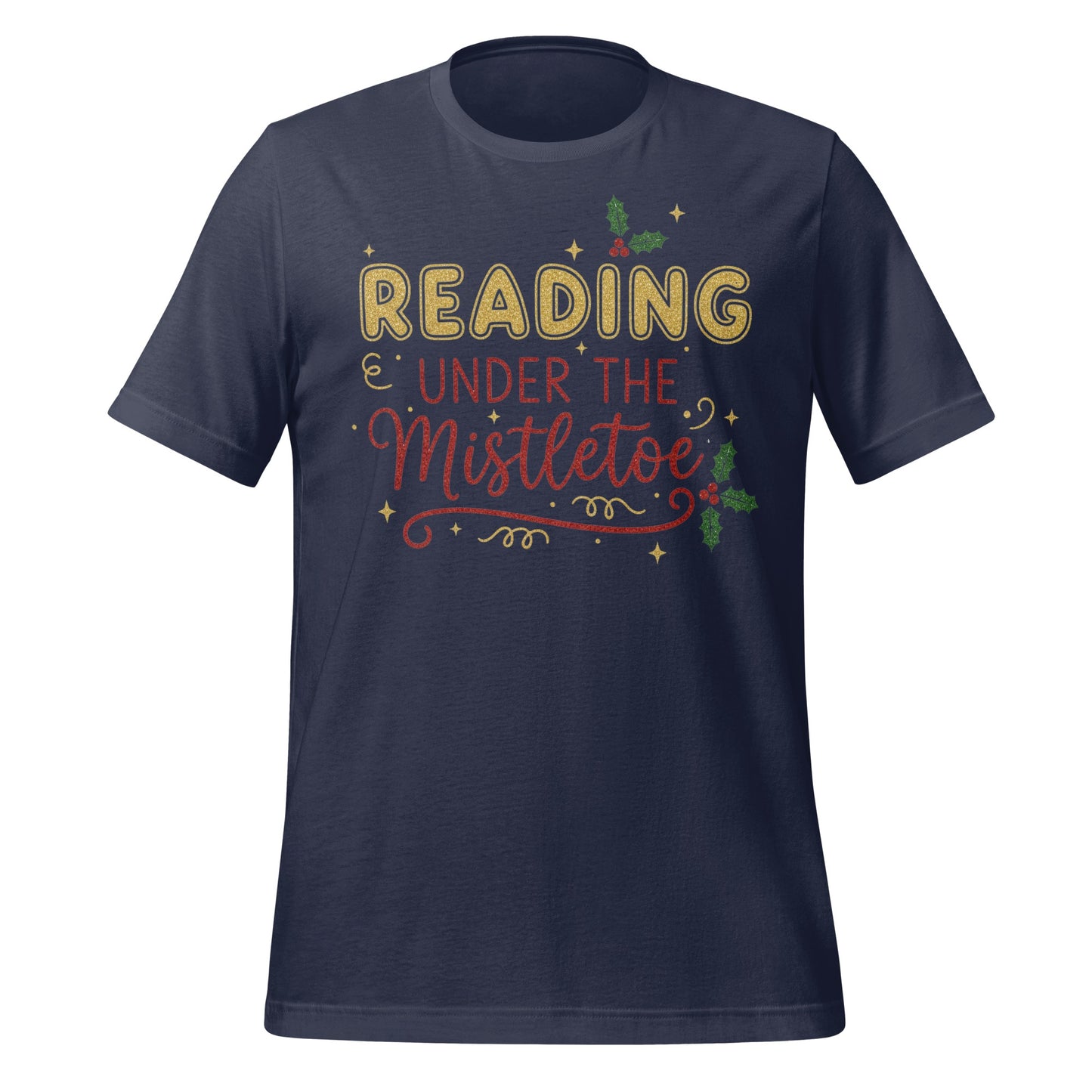 Reading Under the Mistletoe Holiday T-shirt product