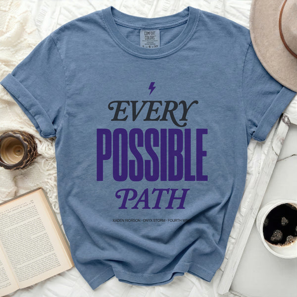 Every Possible Path Tee in Blue Jean