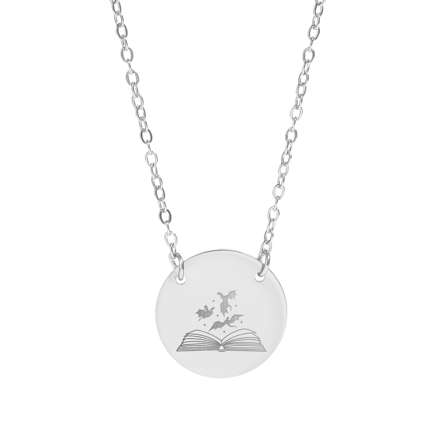 Enchanting Book and Bats Pendant Necklace product