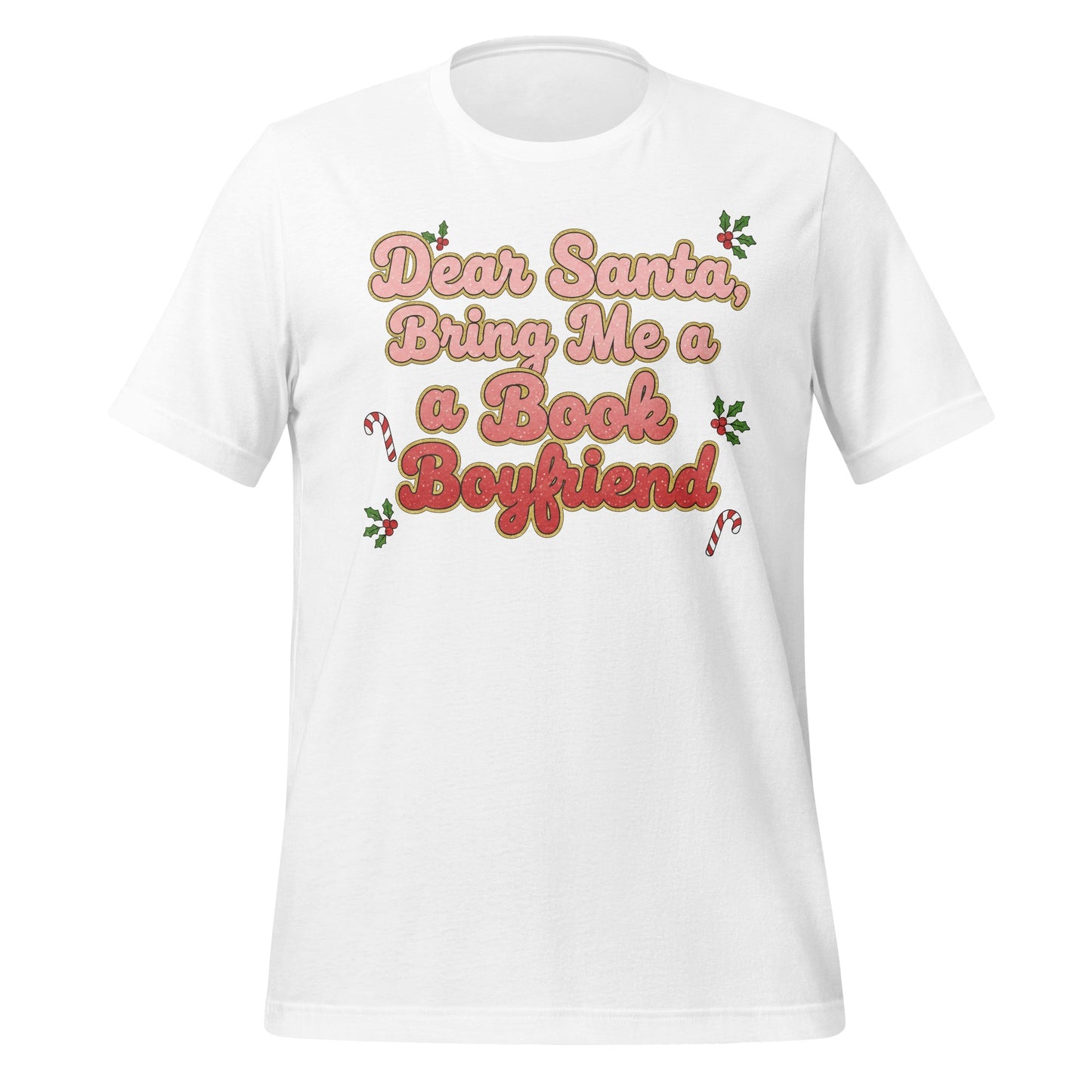 Dear Santa Bring Me a Book Boyfriend T-shirt