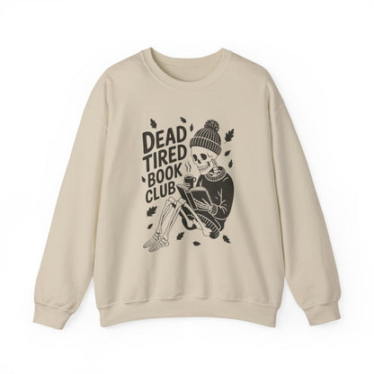 Dead Tired Book Club Skeleton Sweatshirt Product