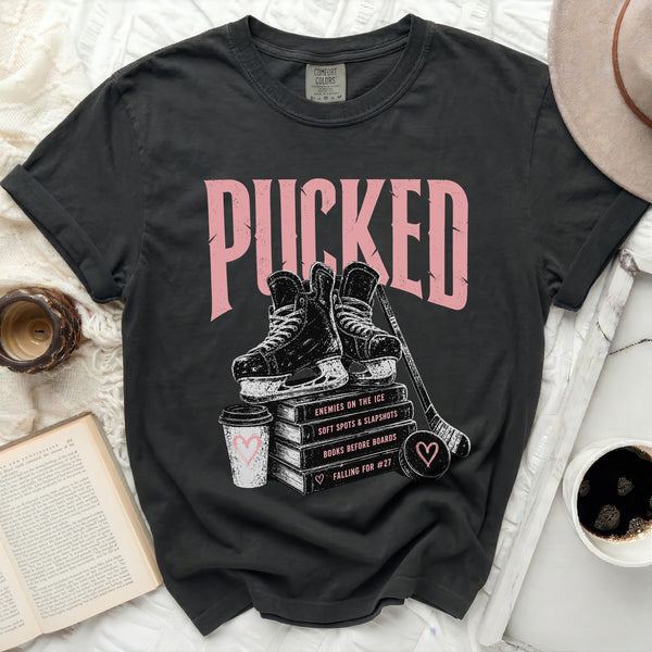 The Pucked Romance Story Tee in Black