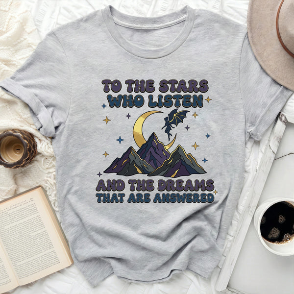 Starlit Illyrian Flight Tee in Athletic Heather