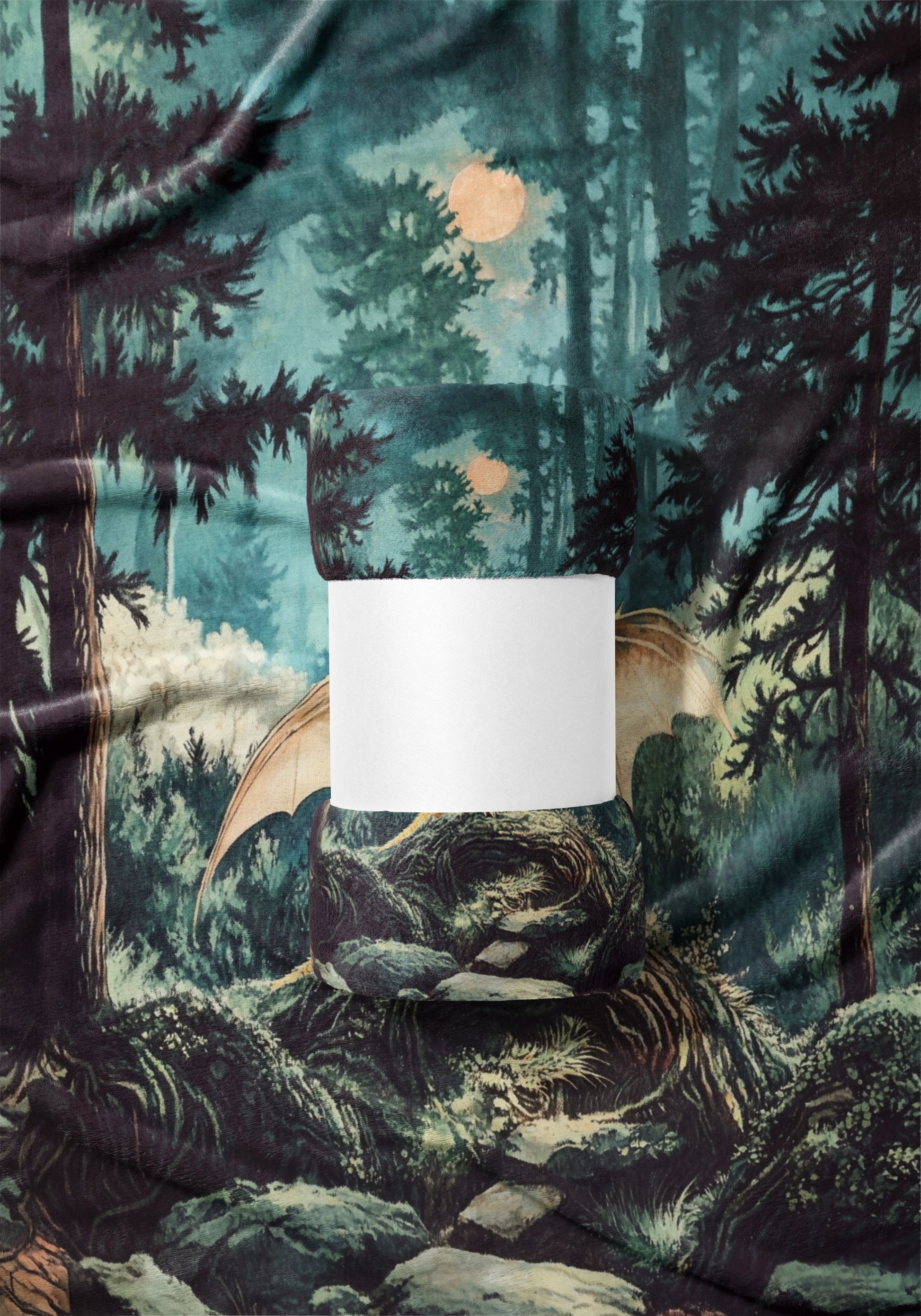 Enchanting Forest Scene Bedding Set Queen Size