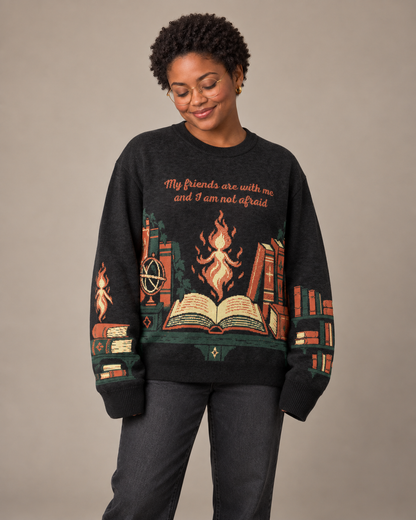 Lehabah’s Library Knitted Sweater