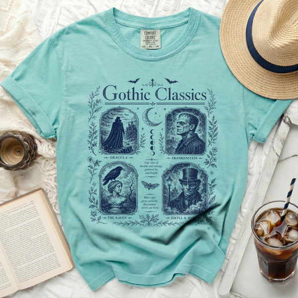 Gothic Tales Tee in Island Reef