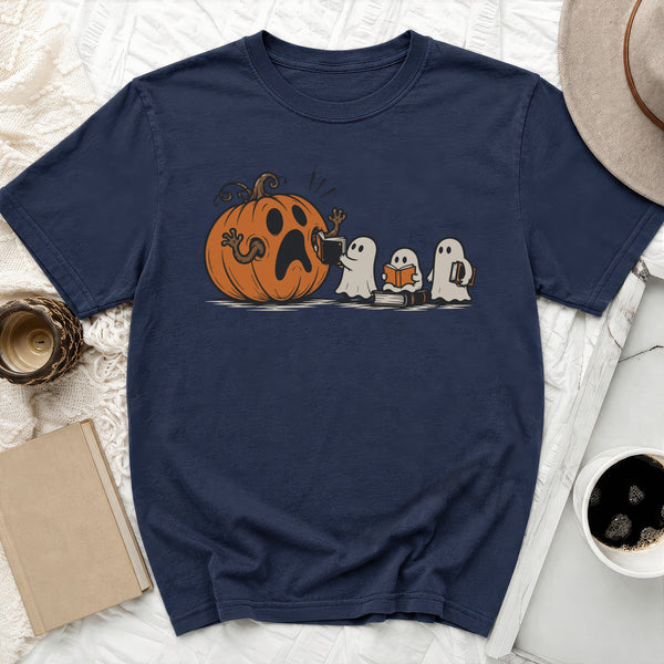 Ghost Storytime Tee in True Navy