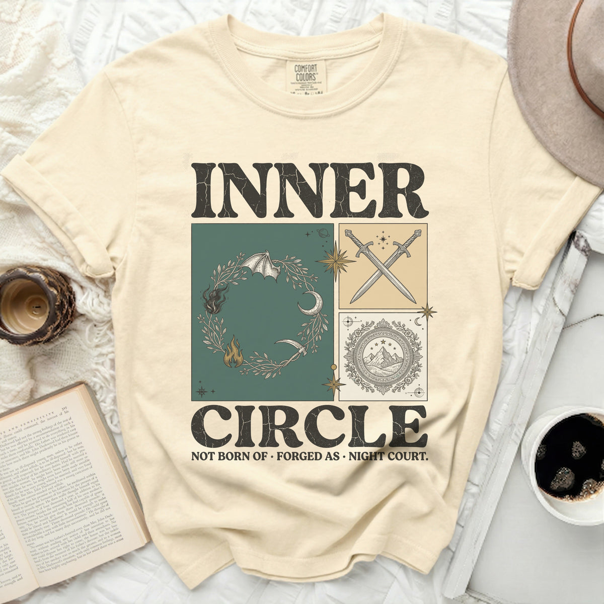 Inner Circle t-shirt with graphic design and text.