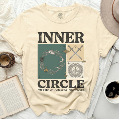 Inner Circle t-shirt with graphic design and text.