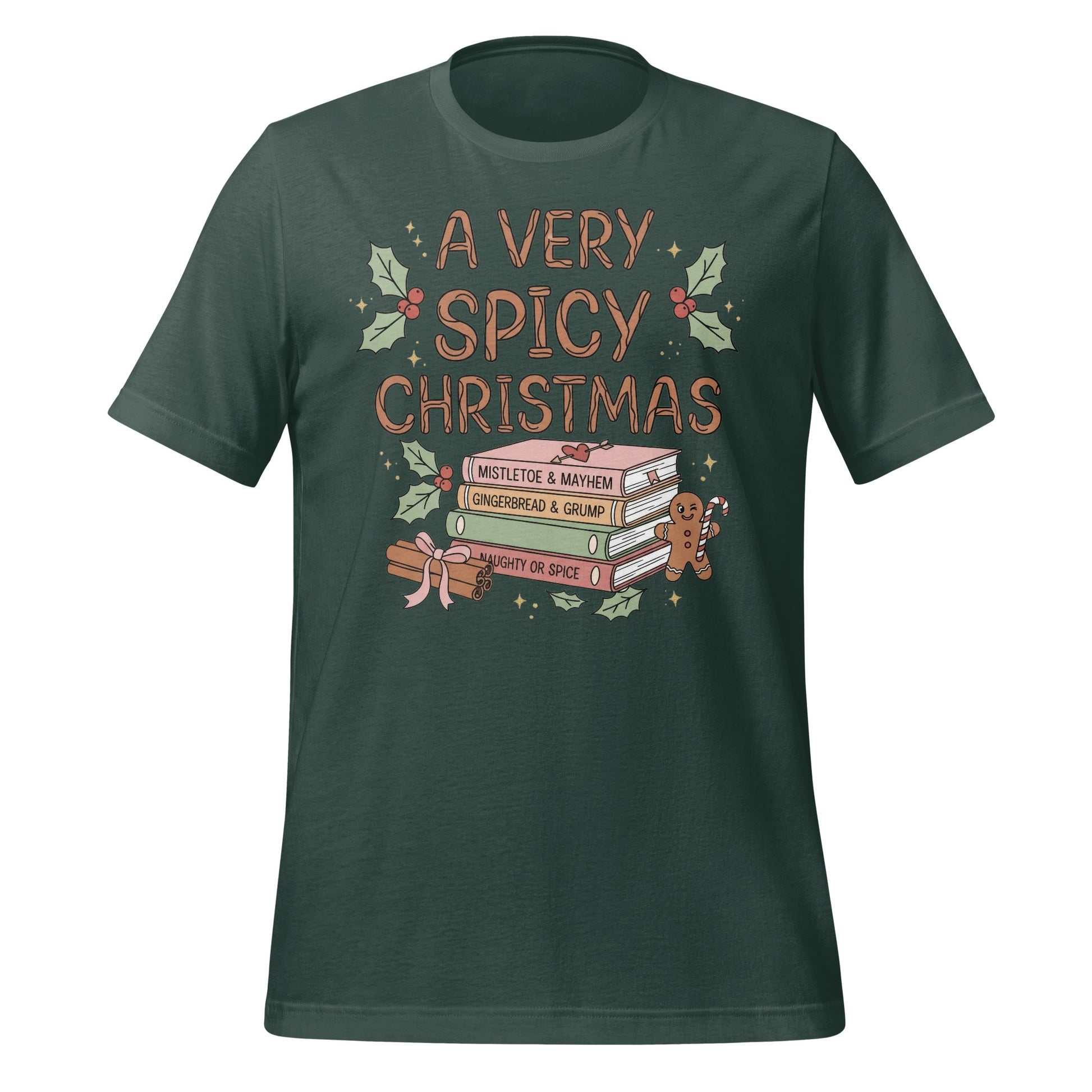 Festive A Very Spicy Christmas Graphic T-shirt