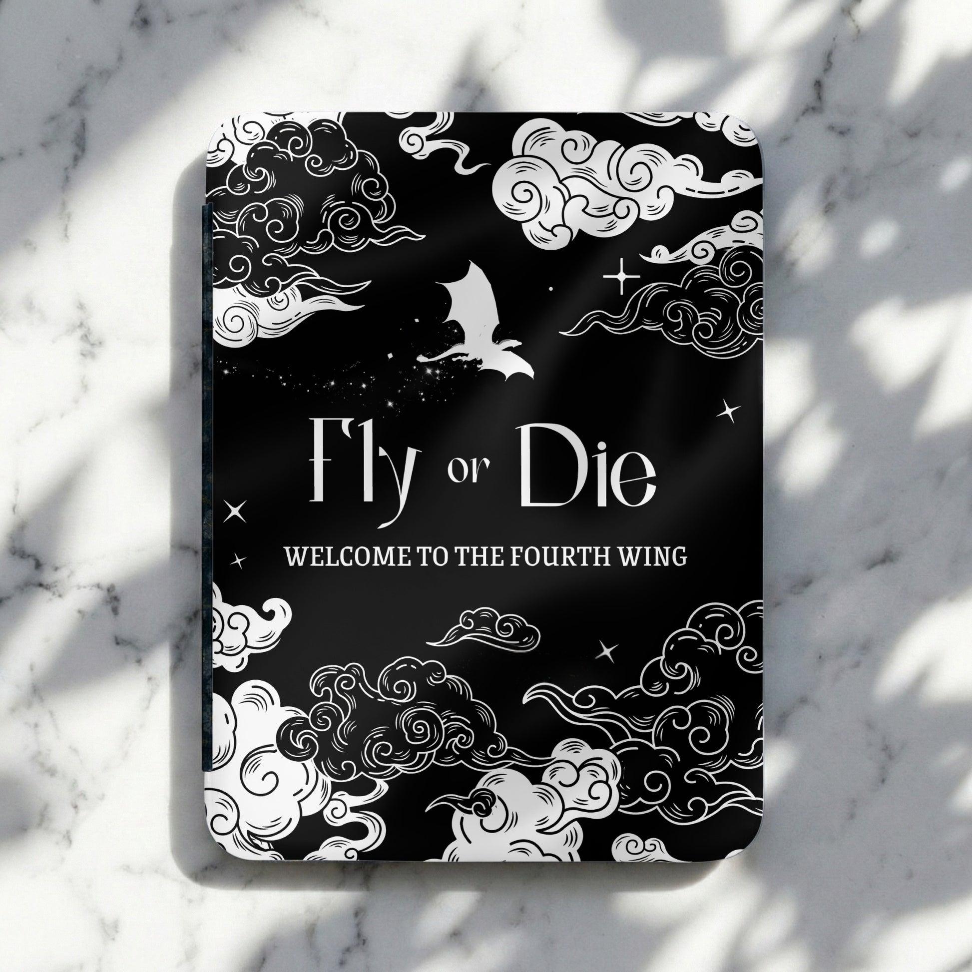Fly or Die Welcome to the Fourth Wing bat dragon silhouette product type