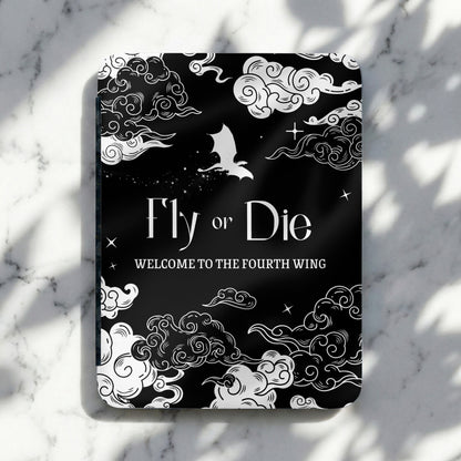 Fly or Die Welcome to the Fourth Wing bat dragon silhouette product type