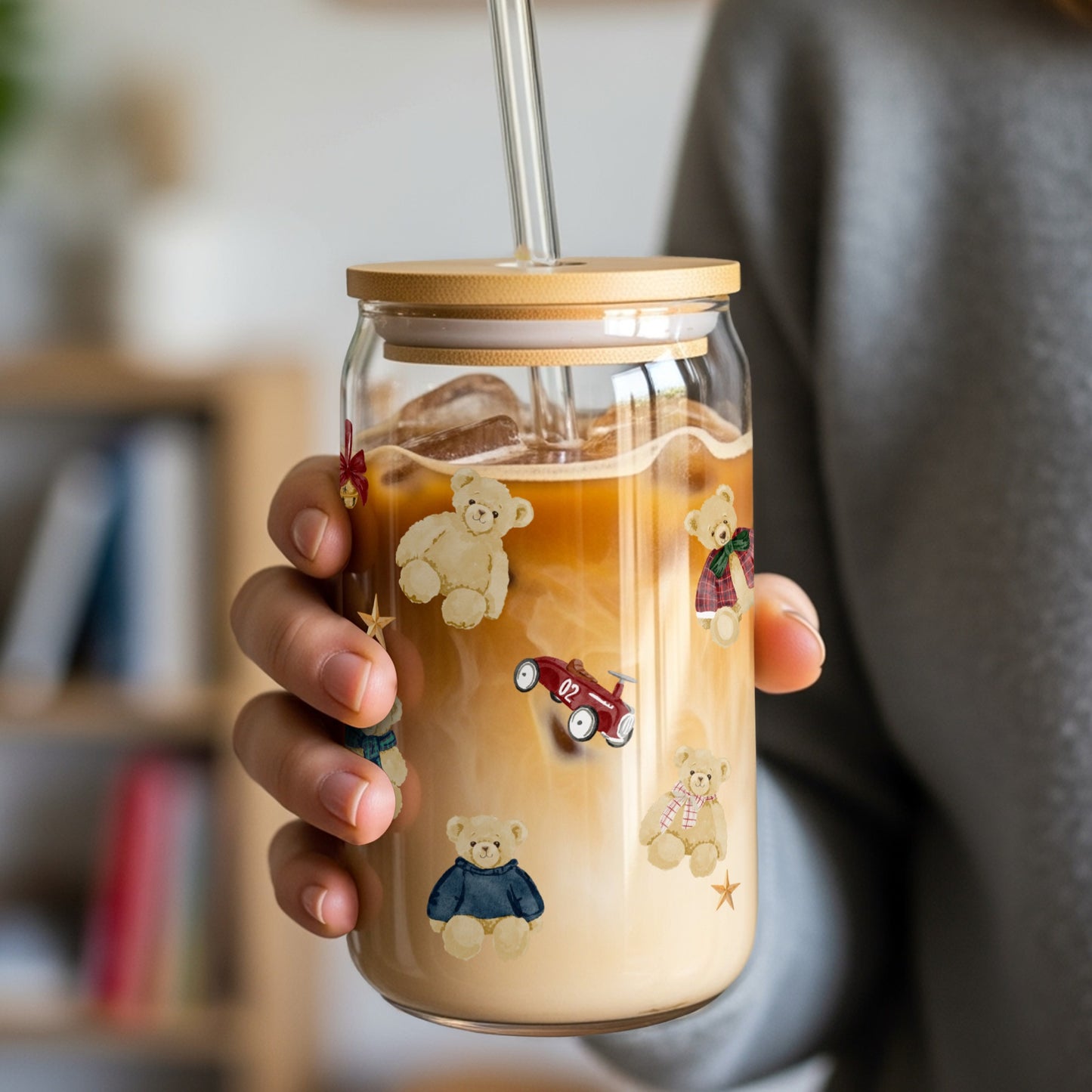 Charming Bear Themed Decorative Tumbler for Kids