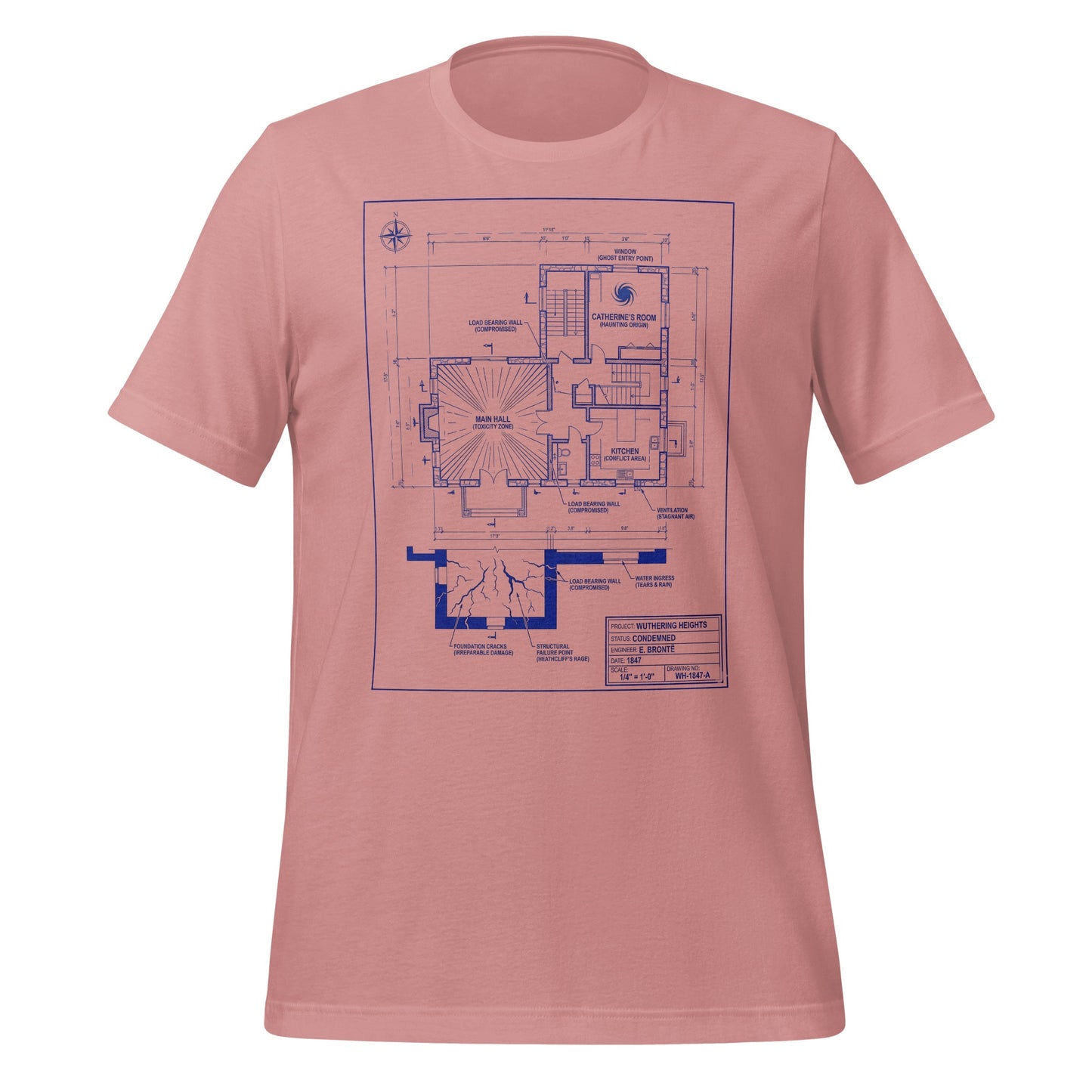Wuthering Heights Blueprint Tee