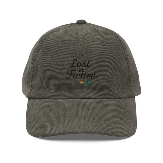 Lost In Fiction - Vintage Corduroy Cap - MagicMerchEmporium