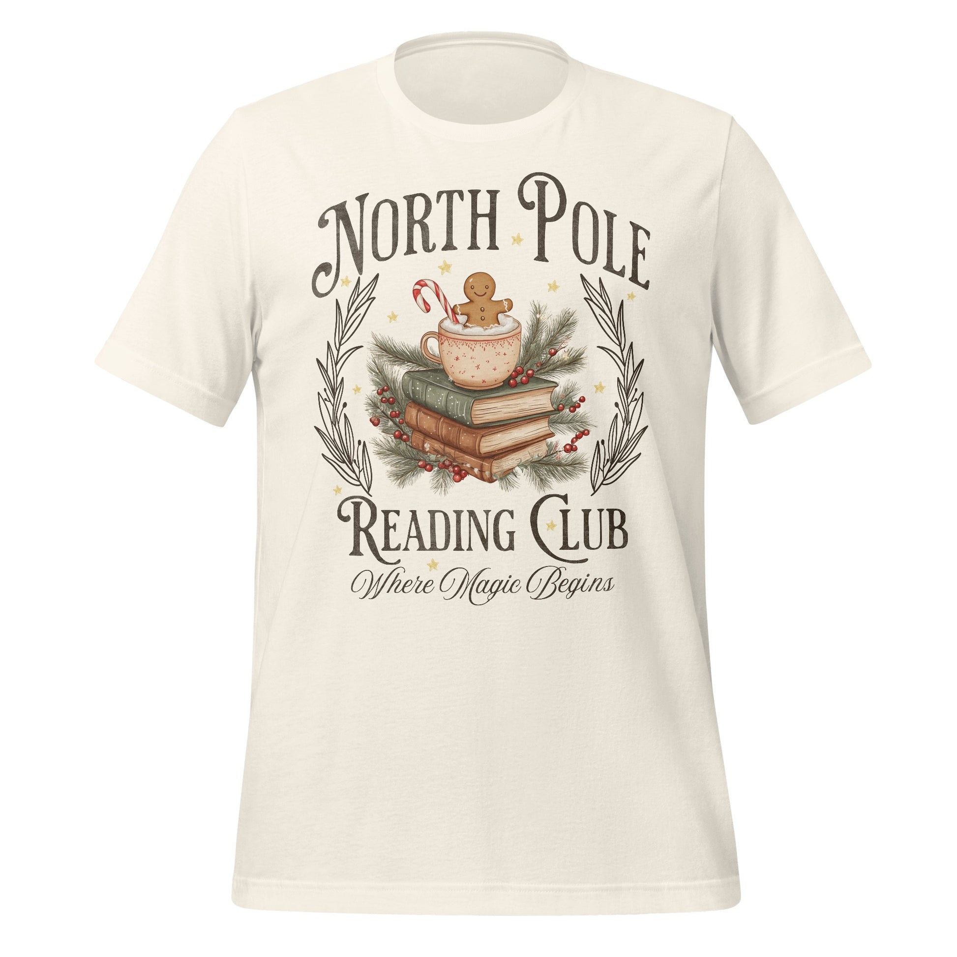 North Pole Reading Club Where Magic Begins shirt