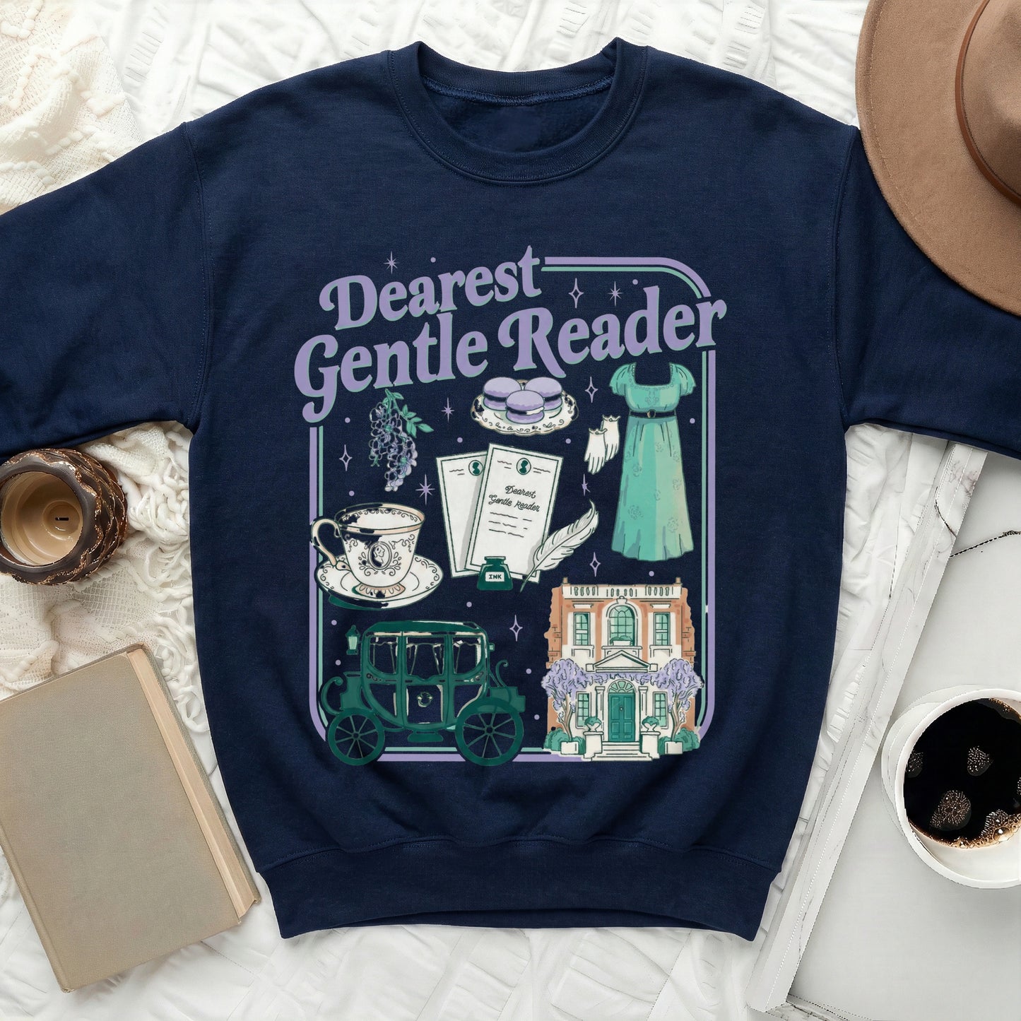Dearest Gentle Reader Graphic Sweatshirt for fans