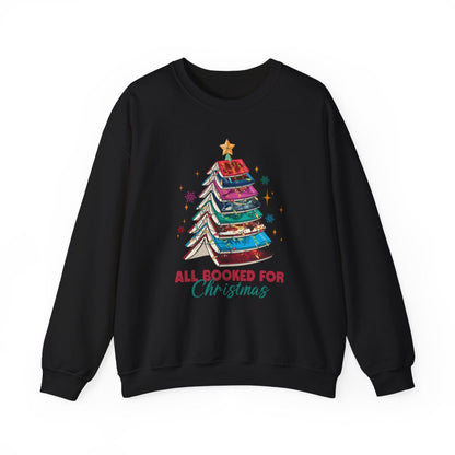 All Booked for Christmas Sweatshirt Festive Wear