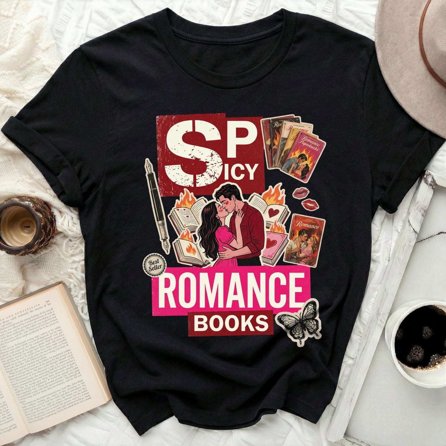 Spicy Romance Books Best Seller Illustration product type