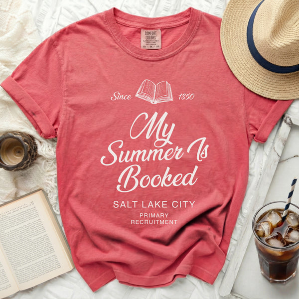 Booked Summer Legacy Tee in Watermelon
