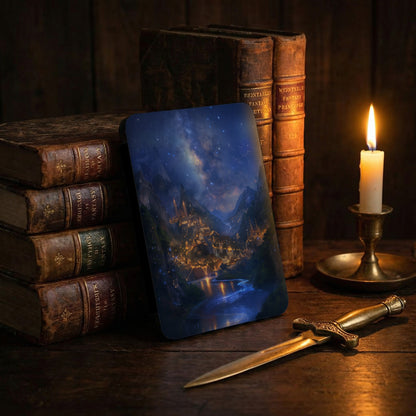 Fantasy Night City Valley Starry Sky Illuminated product type