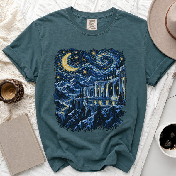 Moonstone Palace Tee in Blue Spruce