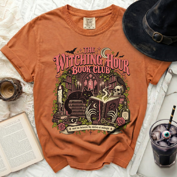 Witching Hour Book Club Tee in Yam