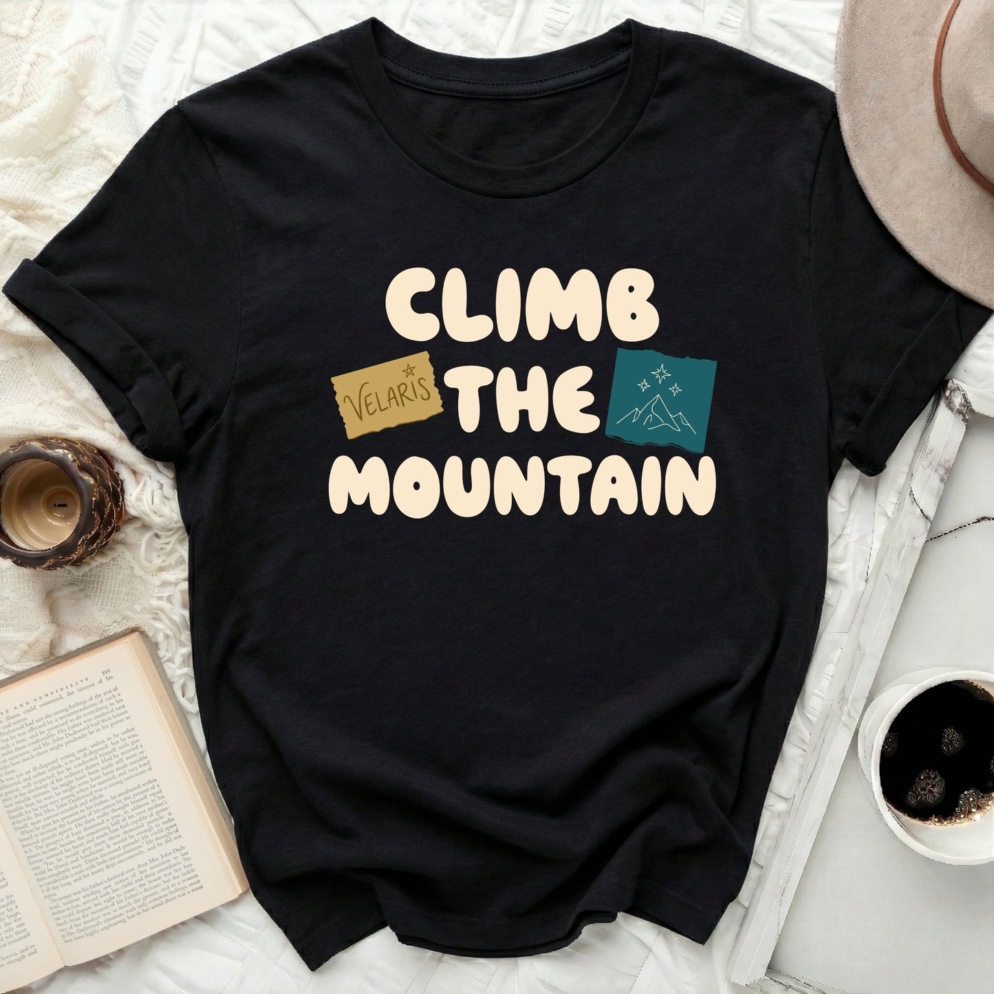 Velaris Climb The Mountain Fantasy Apparel product type
Velaris ACOTAR Fantasy Mountain Stars Climb Bookish BookLover ReaderGift BookInspired Adventure Fae NightCourt SJM SarahJMaas Rhysand Feyre Trendy GraphicTee PopCulture