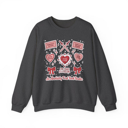 Romance Reader Five Stars Is A Feeling Sweatshirt
