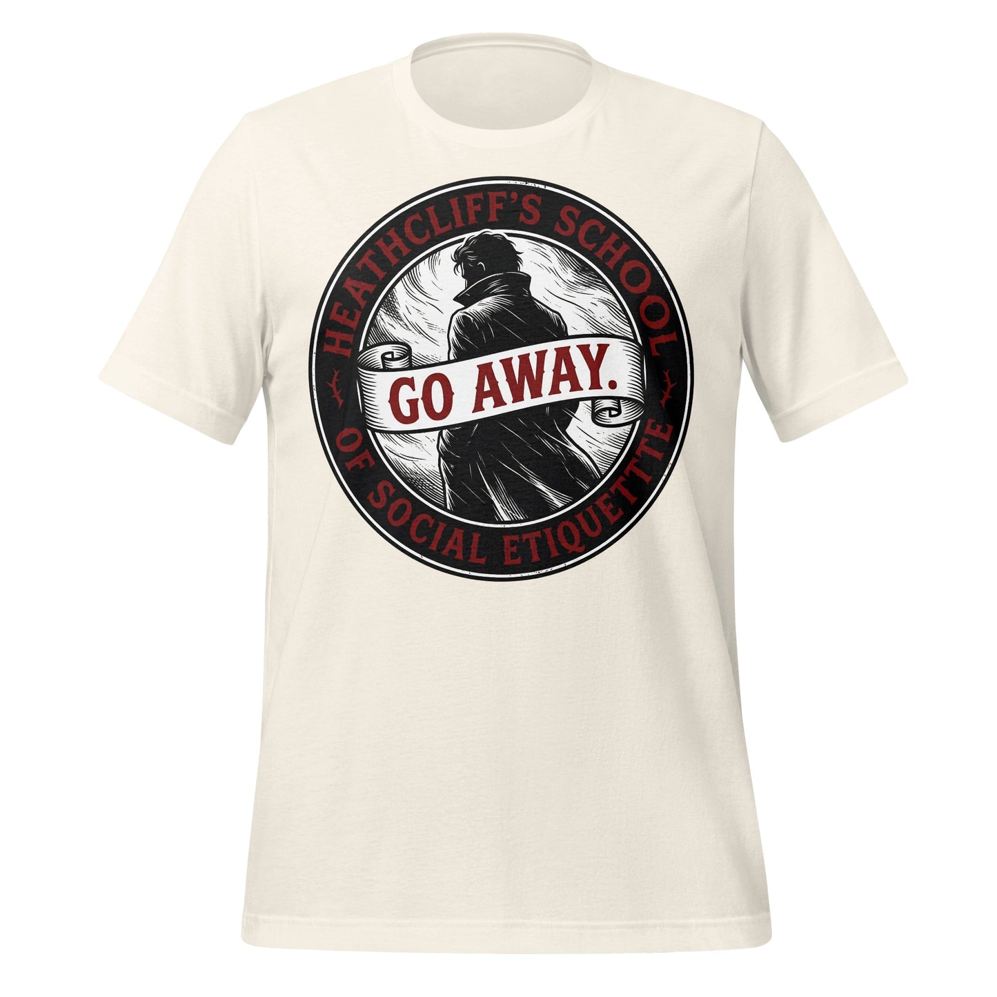 Heathcliff's School of Social Etiquette Go Away Shirt