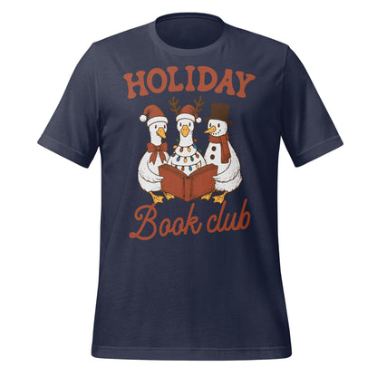 Holiday Book Club Printed T-Shirt for Festive Vibes
