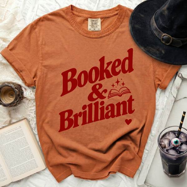 Booked & Brilliant Tee in Yam