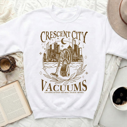Crescent City Vacuums cleaning up even the most angelic messes graphic.