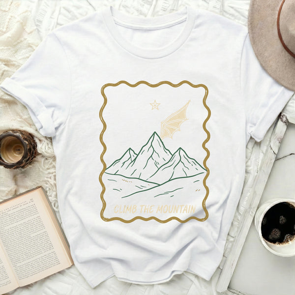 Dragon Wing Peak Tee in White