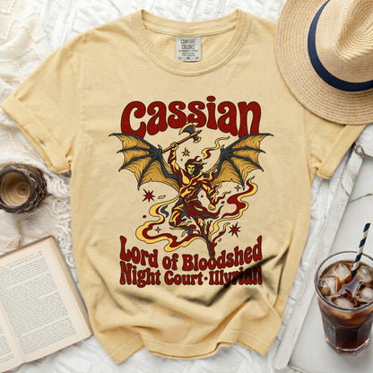 Cassian Lord of Bloodshed Night Court-Illyrian graphic t-shirt.