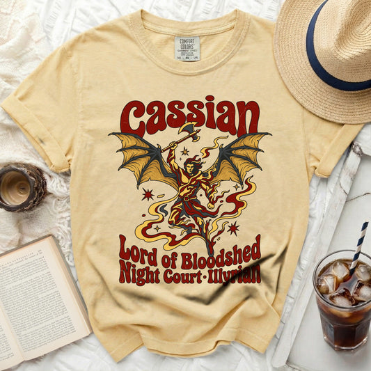 Cassian Lord of Bloodshed Night Court-Illyrian graphic t-shirt.
