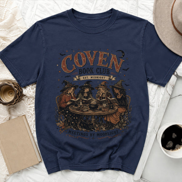Witch Book Club Tee in True Navy