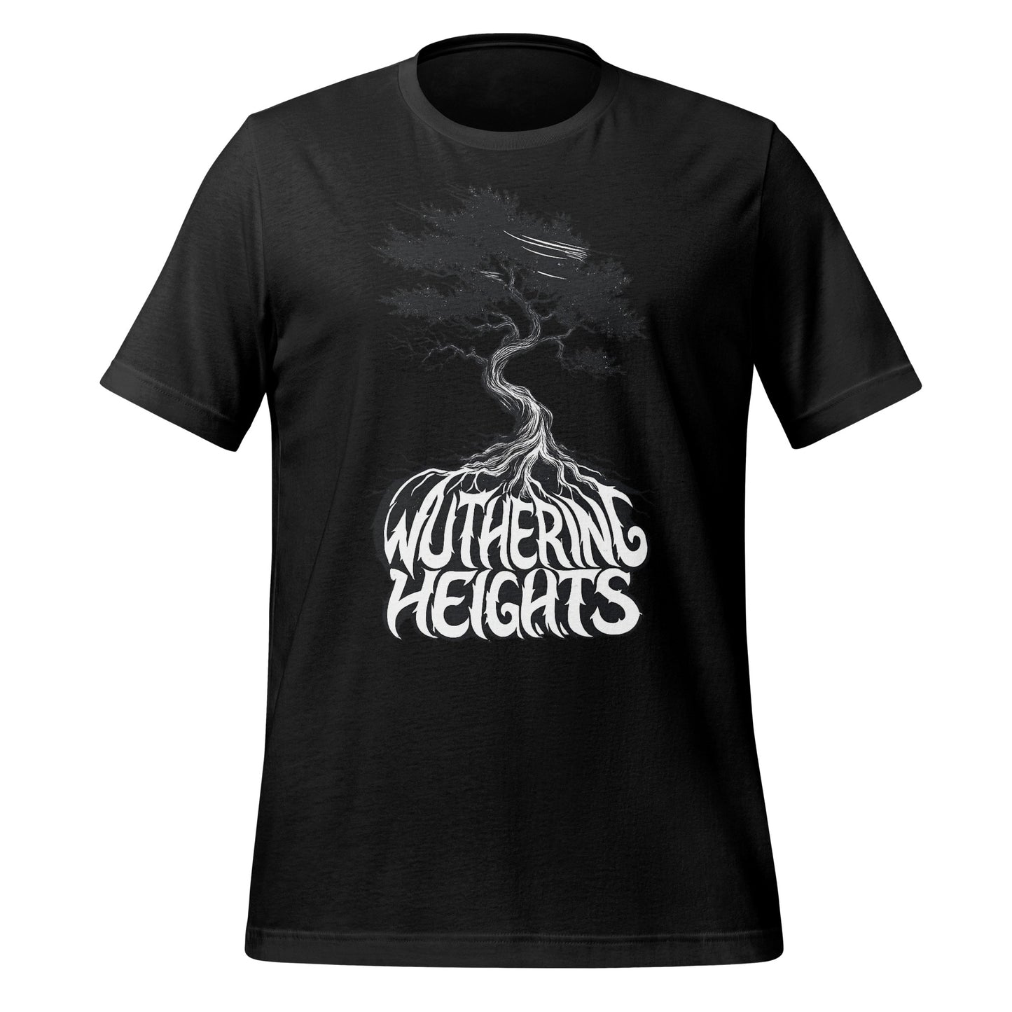 Wuthering Heights Graphic Tree Design T-shirt