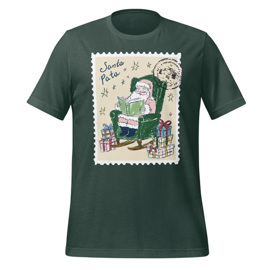 Santa Pota Stamp Design Christmas T-shirt